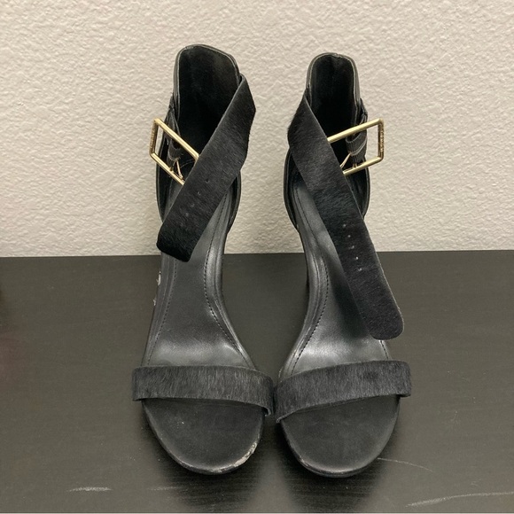 Calvin Klein Vivian Ankle Strap Heels - Black - Size 8 - Picture 2 of 8